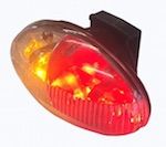 LED Battery Powered Amber/ Red Clearance Light