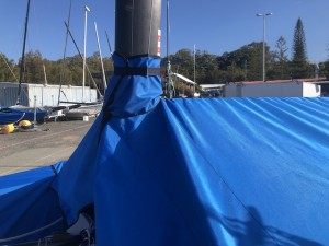 NACRA INFUSION - Mast Up Boat Cover